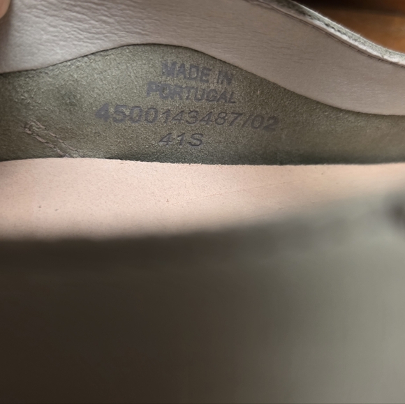 Birkenstock Tracy Sage Green Leather Mary Jane Size 10 Narrow - Picture 13 of 15